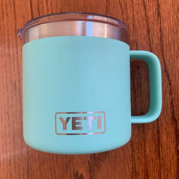 YETI | Rambler 14 oz Mug Travel | Seafoam - Picture 1 of 9